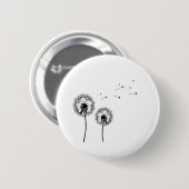 Pusteblume Ronde Button 5,7 Cm (Voorkant /achterkant)