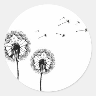 Pusteblume Ronde Sticker