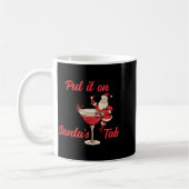 Put It On Santas Tab Funny Christmas Santa Tail Re Koffiemok (Links)
