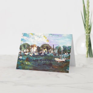 Put-n-Bay Lake Erie Schilderij #2 Wenskaart Kaart