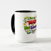 Put the ‘MAD’ in Mad Scientist – Funny Science Mug (Devant gauche)