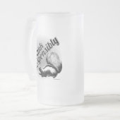 Putain de verre scié responsable Mug de bière (Devant gauche)