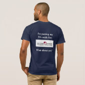 #putfiveuit Mannen T-Shirt (Achterkant volledig)