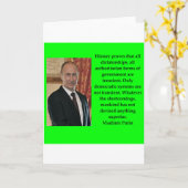 putin citaat kaart (Gele Bloem)