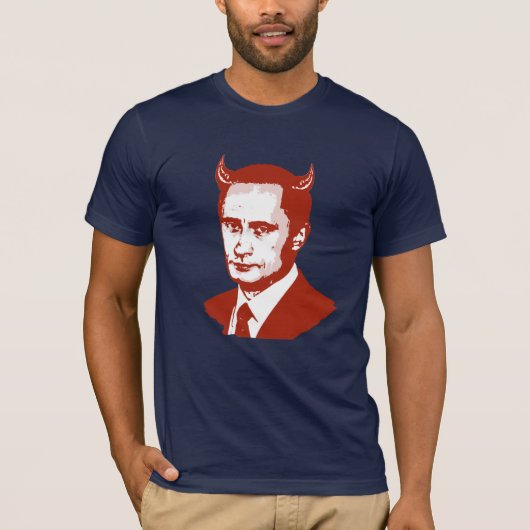 PUTIN IS HET DEVIL T-SHIRT (Voorkant)