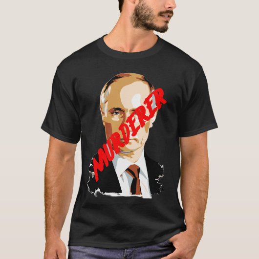 putin moordenaar t-shirt (Voorkant)