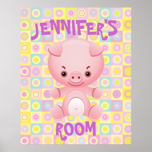 Putrofielenvarken kinder poster (Voorkant)