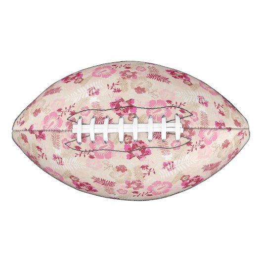 Putroze moderne bloemen patroon Hoogste sneakers American Football (Voorkant)