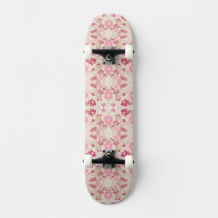 Putroze moderne bloemen patroon Hoogste sneakers Skateboard