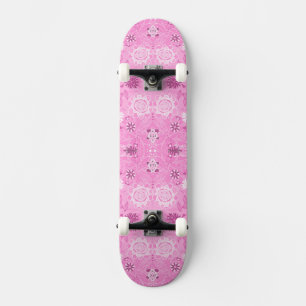 Putroze moderne bloemen skateboard