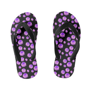 Putroze paarse kwal kawaii cartoon kinder teenslippers