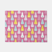 Putroze rampenkonijnenpatroon deurmat (Voorkant)