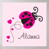 Putroze vliegende ladybug kind genaamd poster (Voorkant)