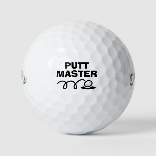 Putt Master drôle Callaway cadeau de balle de golf (Devant)