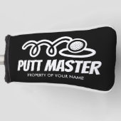 Putt Master Funny gepersonaliseerde golfafdekking Golfheadcover (Voorkant)