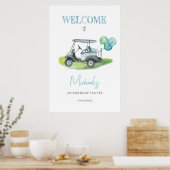 Putt Party Golf Thema Welkom Poster (Keuken)