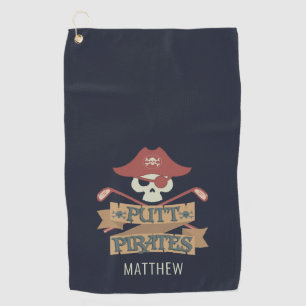 Putt Pirates Golfing Hobby Golfhanddoek