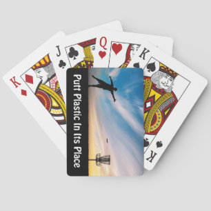 Putt Plastic In Its Place Pokerkaarten