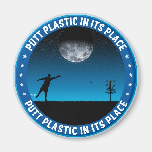 Putt Plastic op zijn plaats #8 Magneet (Voorkant)