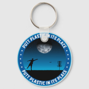 Putt Plastic op zijn plaats #8 Sleutelhanger