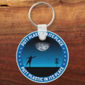 Putt Plastic op zijn plaats #8 Sleutelhanger (Voorkant)