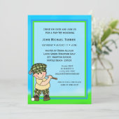 Putt Putt Golf Birthday Invitation Kaart (Staand voorkant)