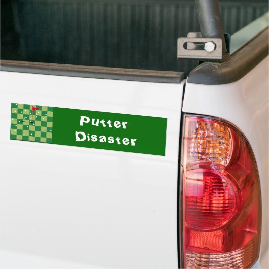 Putter-ramp Bumpersticker (Op Truck)