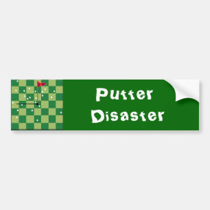 Putter-ramp Bumpersticker