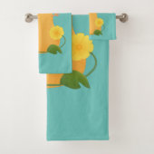 Puttertuinpompoen cartoon bad handdoek (Insitu)