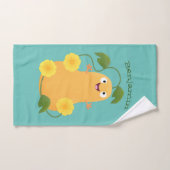 Puttertuinpompoen cartoon bad handdoek (Handdoek)