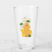 Puttertuinpompoen cartoon glas (Achterkant)