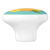 Puttertuinpompoen cartoon keramische knop (Zijkant)