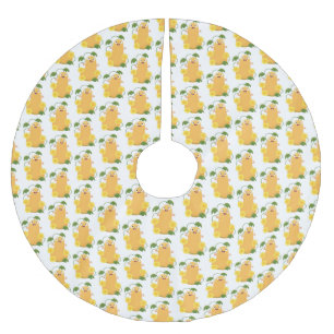 Puttertuinpompoen cartoon kerstboom rok