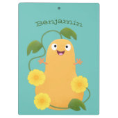 Puttertuinpompoen cartoon klembord (Achterkant)