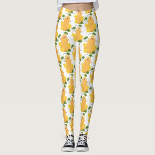 Puttertuinpompoen cartoon leggings
