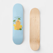 Puttertuinpompoen cartoon skateboard (Voorkant)