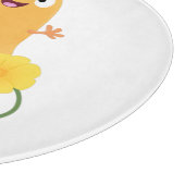 Puttertuinpompoen cartoon snijplank (Hoek)