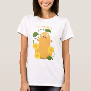 Puttertuinpompoen cartoon t-shirt