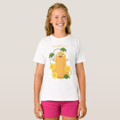 Puttertuinpompoen cartoon t-shirt (Voorkant volledig)