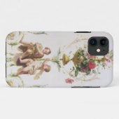 Putti amid swagon van bloemen en bladeren Case-Mate iPhone case (Achterkant (horizontaal))