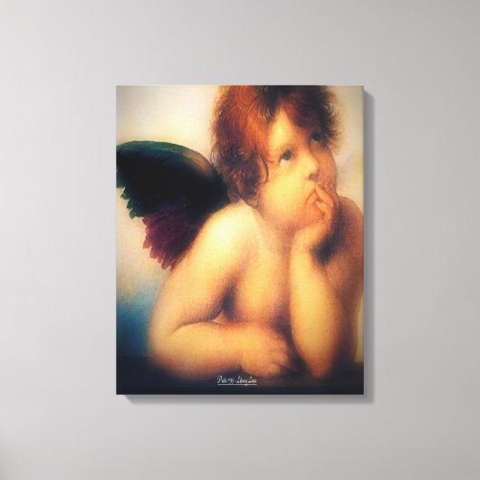 Putti Angel Canvas Afdruk (Voorkant)