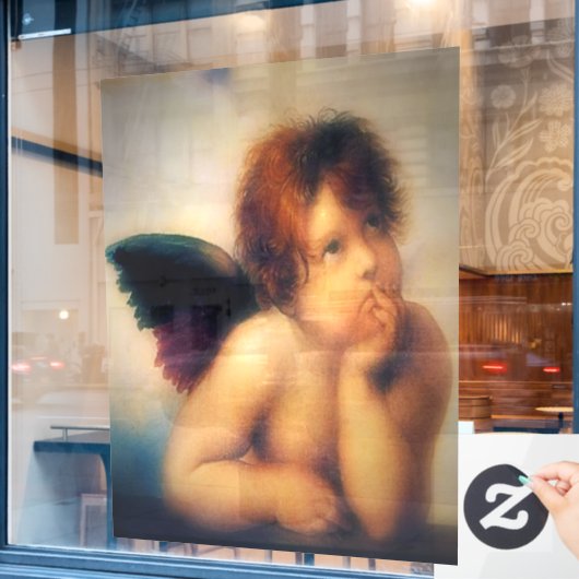 Putti Angel Raamsticker (Cafe Raam)