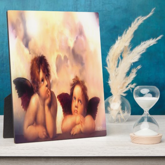 Putti Pair van Angels Fotoplaat (Zijkant)