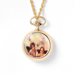 Putti Pair van Angels Horloge