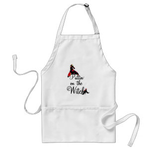 Puttin' op de Witch Tshirts en Gifts Standaard Schort