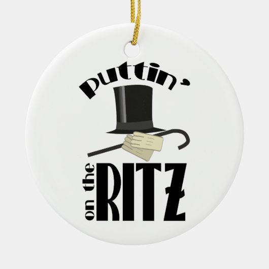 Puttin Ritz Keramisch Ornament (Voorkant)