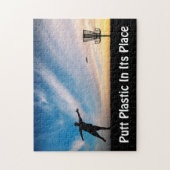 Puttplastic op zijn plaats legpuzzel (Verticaal)