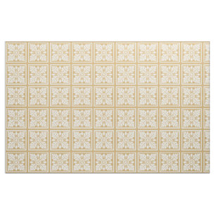 Putty Acorn en Leaf Tile Design Stof