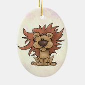 putziger Löwe Keramisch Ornament (Achterkant)