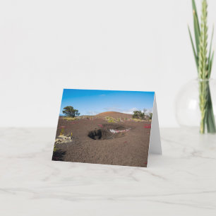 pu'u pua'i cinder cone langs byron ledge trail bedankkaart